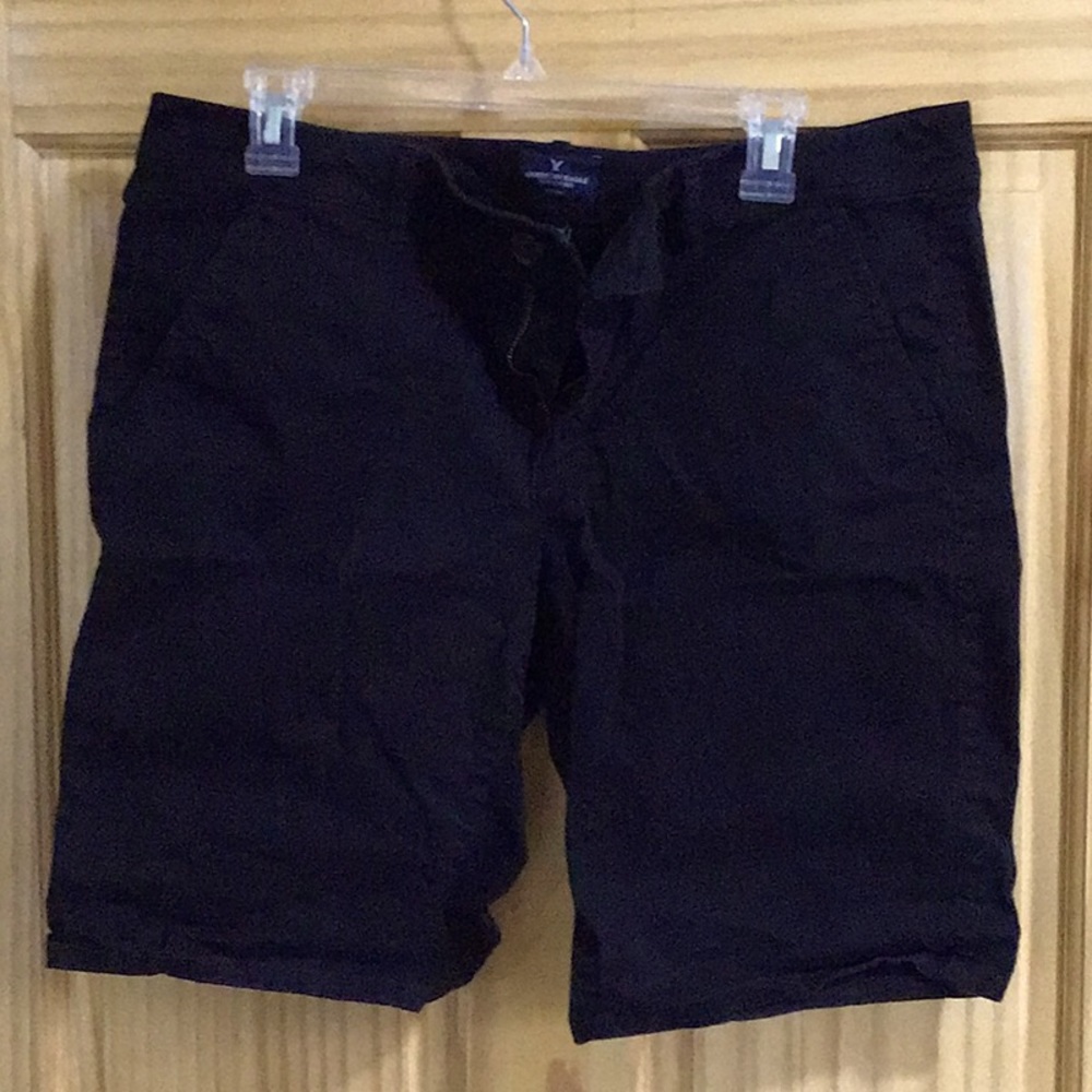 Black American Eagle Bermuda shorts